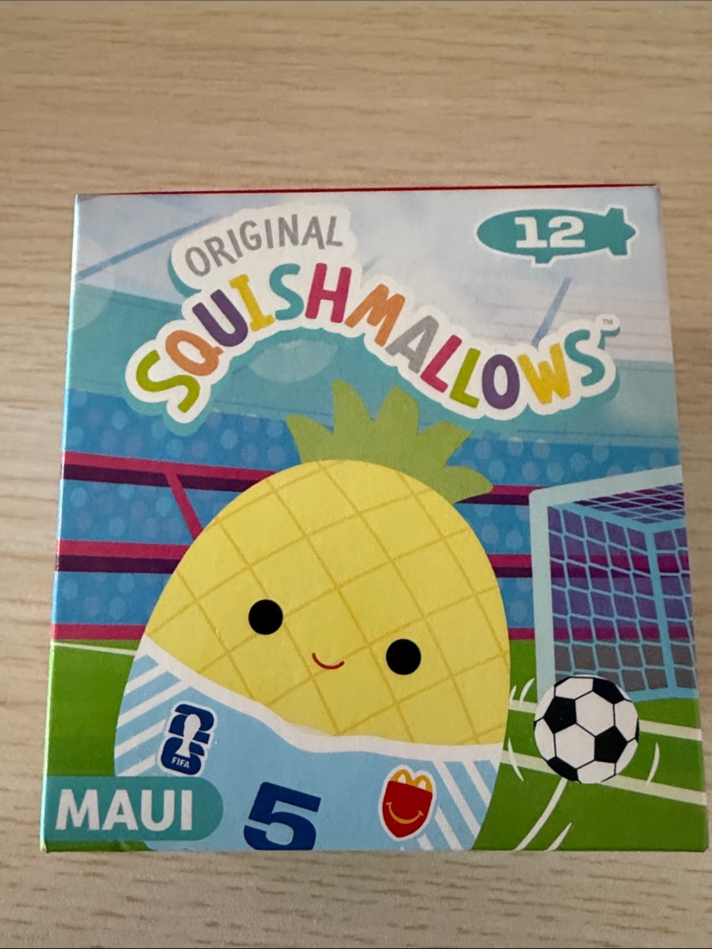 2026 McDonalds Squishmallows Maui Pineapple Plush Argentina FIFA 2026